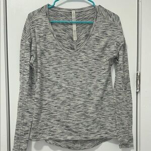 Gray Long Sleeve Women's Top
